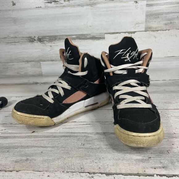 Nike Mens Air Jordan Flight High Top Basketball Shoes CI5762-090 Size‎ 8 US - Picture 5 of 9
